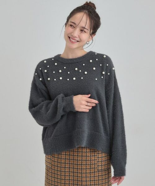 SHOO・LA・RUE / シューラルー ニット・セーター | 大人きらめく ふわふわパール調ニット | 詳細5