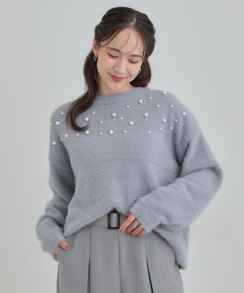 SHOO・LA・RUE / シューラルー ニット・セーター | 大人きらめく ふわふわパール調ニット | 詳細9