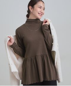 SHOO・LA・RUE / シューラルー チュニック | ペプラムリブトップス