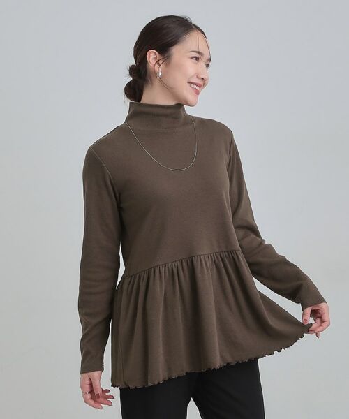 SHOO・LA・RUE / シューラルー チュニック | ペプラムリブトップス | 詳細10