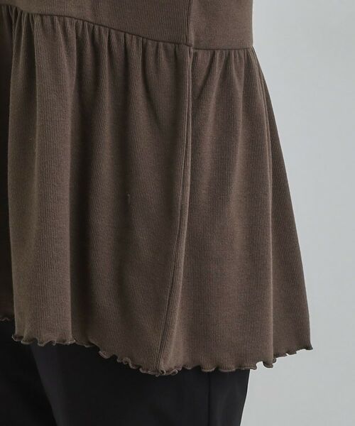 SHOO・LA・RUE / シューラルー チュニック | ペプラムリブトップス | 詳細18