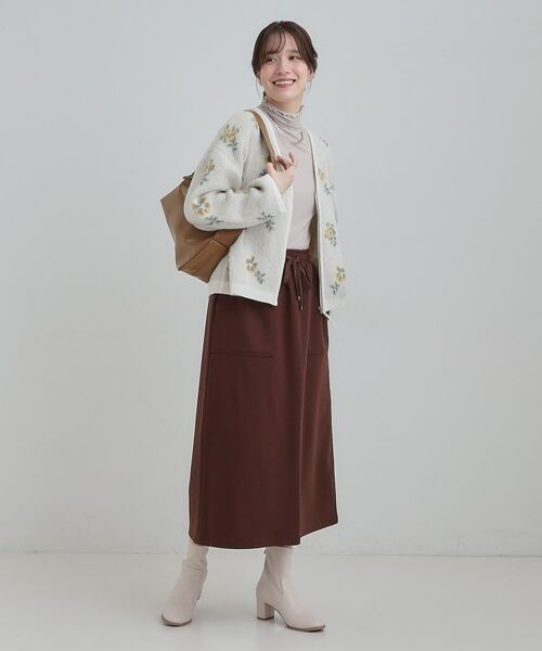 SHOO・LA・RUE / シューラルー カーディガン・ボレロ | 【洗濯機可】柄アソート VネックZIPカーディガン | 詳細23