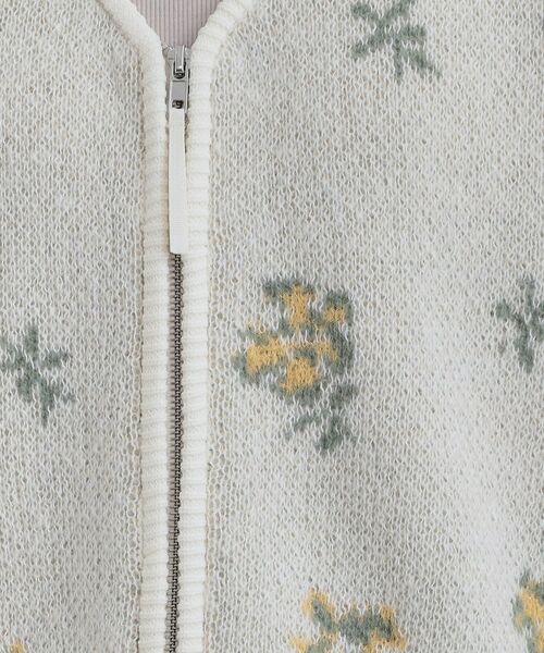 SHOO・LA・RUE / シューラルー カーディガン・ボレロ | 【洗濯機可】柄アソート VネックZIPカーディガン | 詳細24