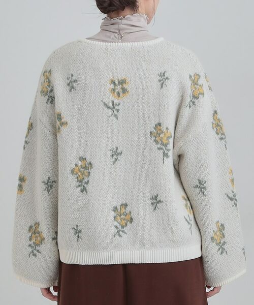 SHOO・LA・RUE / シューラルー カーディガン・ボレロ | 【洗濯機可】柄アソート VネックZIPカーディガン | 詳細27