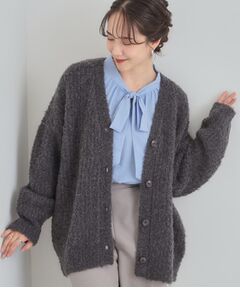 SHOO・LA・RUE / シューラルー カーディガン・ボレロ | ブークレカラーVネックカーディガン