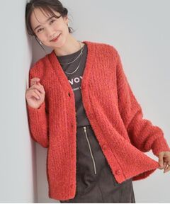 SHOO・LA・RUE / シューラルー カーディガン・ボレロ | ブークレカラーVネックカーディガン