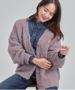 SHOO・LA・RUE / シューラルー カーディガン・ボレロ | ブークレカラーVネックカーディガン