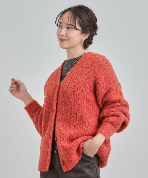 SHOO・LA・RUE / シューラルー カーディガン・ボレロ | ブークレカラーVネックカーディガン | 詳細10