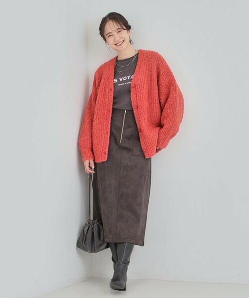 SHOO・LA・RUE / シューラルー カーディガン・ボレロ | ブークレカラーVネックカーディガン | 詳細11