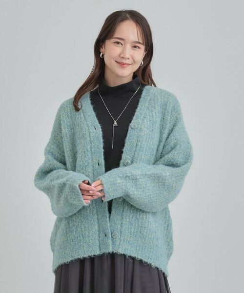 SHOO・LA・RUE / シューラルー カーディガン・ボレロ | ブークレカラーVネックカーディガン | 詳細17