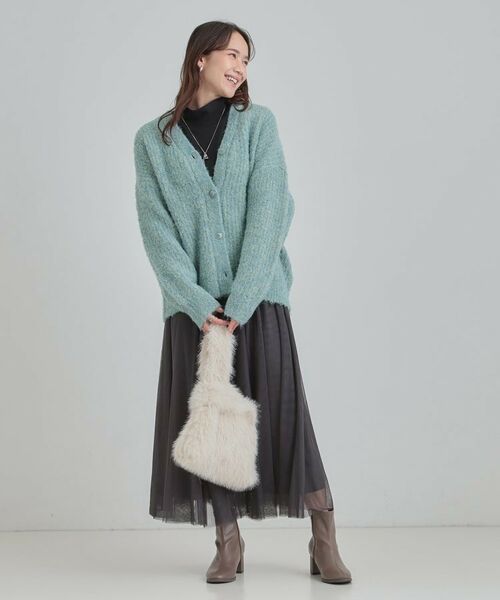 SHOO・LA・RUE / シューラルー カーディガン・ボレロ | ブークレカラーVネックカーディガン | 詳細19
