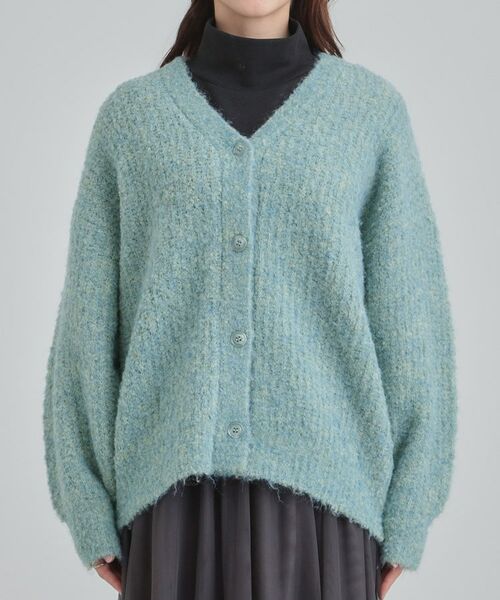 SHOO・LA・RUE / シューラルー カーディガン・ボレロ | ブークレカラーVネックカーディガン | 詳細21