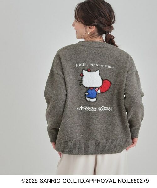 SHOO・LA・RUE / シューラルー カーディガン・ボレロ | 【HELLO KITTY コラボ】Vネックジャカードカーディガン | 詳細10