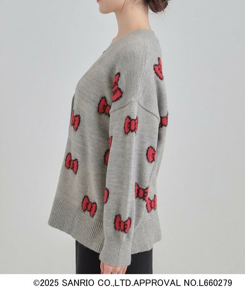 SHOO・LA・RUE / シューラルー カーディガン・ボレロ | 【HELLO KITTY コラボ】Vネックジャカードカーディガン | 詳細14