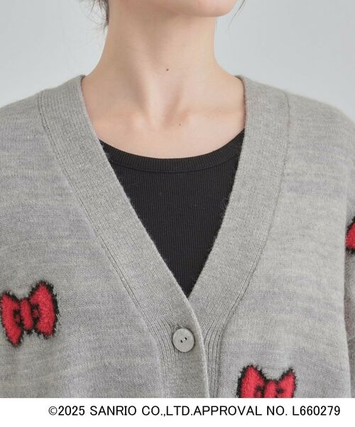 SHOO・LA・RUE / シューラルー カーディガン・ボレロ | 【HELLO KITTY コラボ】Vネックジャカードカーディガン | 詳細16