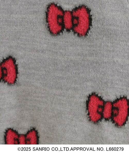 SHOO・LA・RUE / シューラルー カーディガン・ボレロ | 【HELLO KITTY コラボ】Vネックジャカードカーディガン | 詳細4