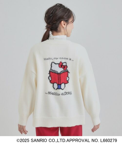 SHOO・LA・RUE / シューラルー カーディガン・ボレロ | 【HELLO KITTY コラボ】Vネックジャカードカーディガン | 詳細6