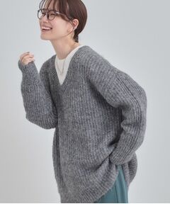 SHOO・LA・RUE / シューラルー チュニック | ふわふわタッチ Vネックニットチュニック