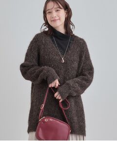 SHOO・LA・RUE / シューラルー チュニック | ふわふわタッチ Vネックニットチュニック