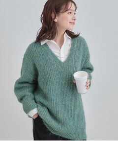 SHOO・LA・RUE / シューラルー チュニック | ふわふわタッチ Vネックニットチュニック