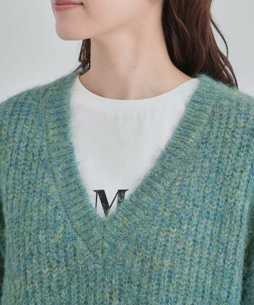 SHOO・LA・RUE / シューラルー チュニック | ふわふわタッチ Vネックニットチュニック | 詳細20