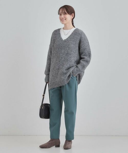 SHOO・LA・RUE / シューラルー チュニック | ふわふわタッチ Vネックニットチュニック | 詳細3