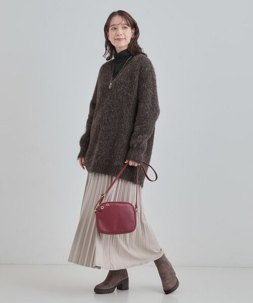 SHOO・LA・RUE / シューラルー チュニック | ふわふわタッチ Vネックニットチュニック | 詳細7