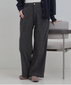 SHOO・LA・RUE / シューラルー パンツ | コーデュロイ ワイドストレートパンツ