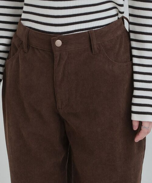 SHOO・LA・RUE / シューラルー パンツ | コーデュロイ ワイドストレートパンツ | 詳細16
