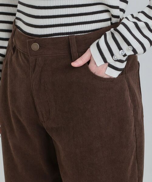 SHOO・LA・RUE / シューラルー パンツ | コーデュロイ ワイドストレートパンツ | 詳細19