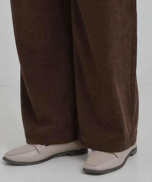 SHOO・LA・RUE / シューラルー パンツ | コーデュロイ ワイドストレートパンツ | 詳細20