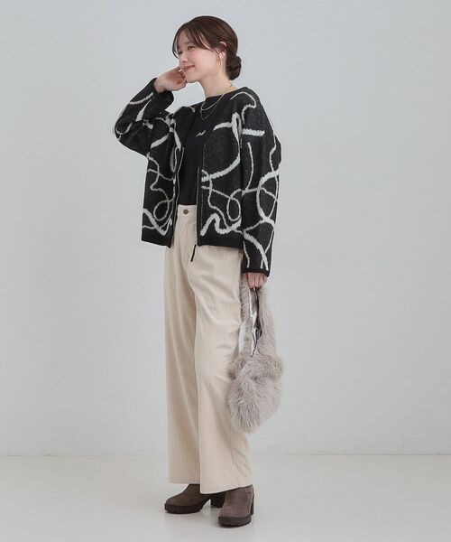 SHOO・LA・RUE / シューラルー パンツ | コーデュロイ ワイドストレートパンツ | 詳細3