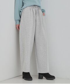 SHOO・LA・RUE / シューラルー パンツ | 【あったか】裏起毛ストーン付きスウェットカーブパンツ