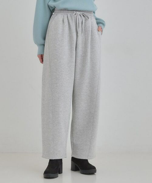 SHOO・LA・RUE / シューラルー パンツ | 【あったか】裏起毛ストーン付きスウェットカーブパンツ | 詳細5
