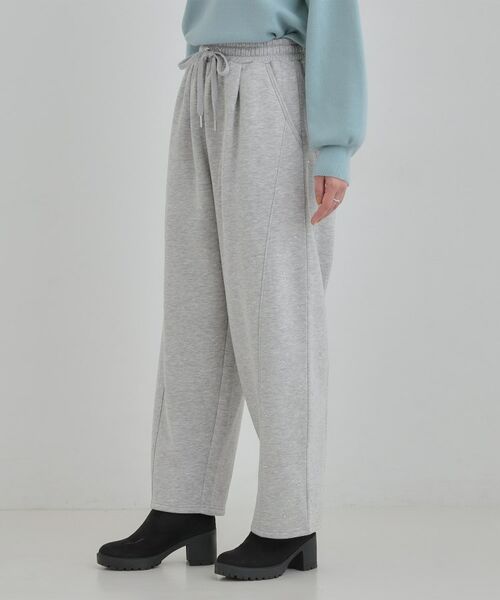 SHOO・LA・RUE / シューラルー パンツ | 【あったか】裏起毛ストーン付きスウェットカーブパンツ | 詳細6