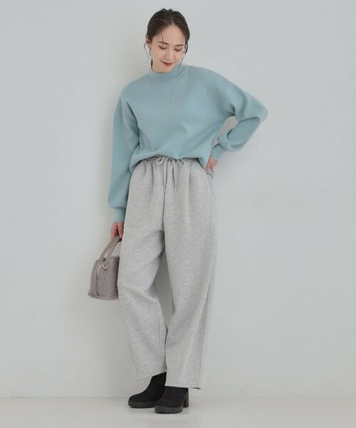 SHOO・LA・RUE / シューラルー パンツ | 【あったか】裏起毛ストーン付きスウェットカーブパンツ | 詳細7