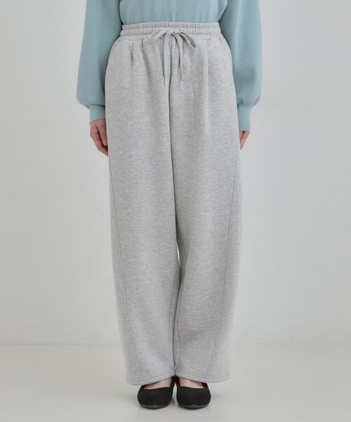 SHOO・LA・RUE / シューラルー パンツ | 【あったか】裏起毛ストーン付きスウェットカーブパンツ | 詳細9