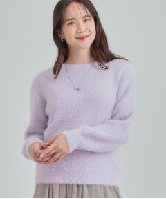 SHOO・LA・RUE / シューラルー ニット・セーター | 【S-LL】きらっと華やか ふんわりラメフェザーニット