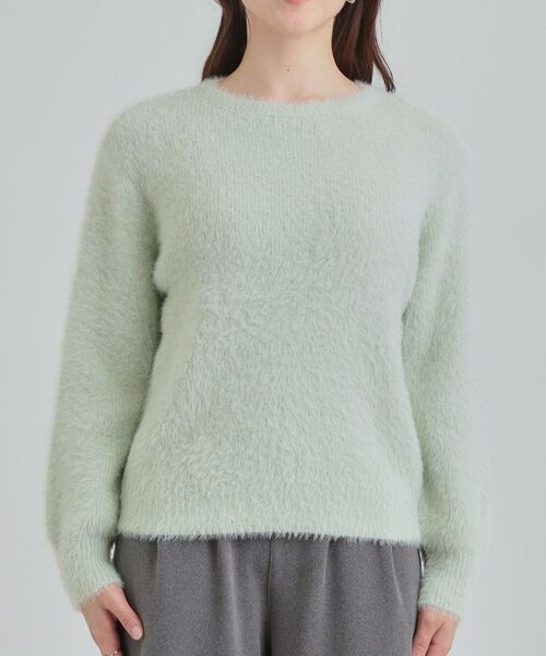 SHOO・LA・RUE / シューラルー ニット・セーター | 【S-LL】きらっと華やか ふんわりラメフェザーニット | 詳細17