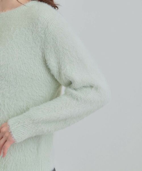 SHOO・LA・RUE / シューラルー ニット・セーター | 【S-LL】きらっと華やか ふんわりラメフェザーニット | 詳細21