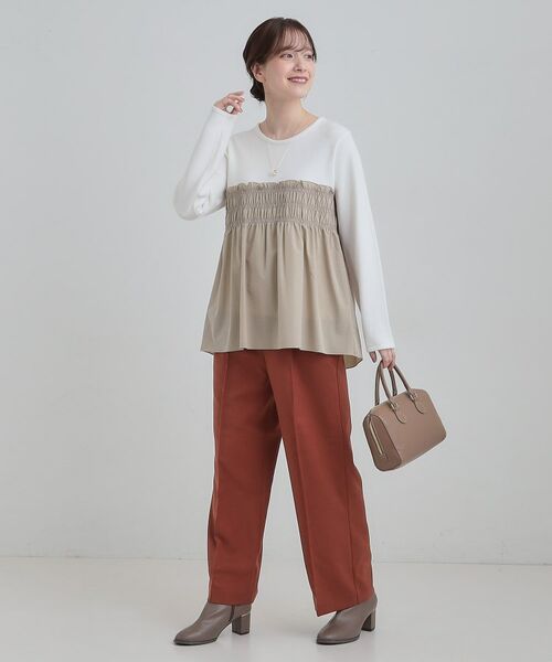 SHOO・LA・RUE / シューラルー チュニック | 【S-LL】ビスチェ風ドッキングトップス | 詳細11