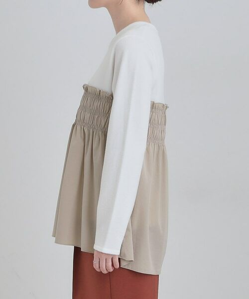 SHOO・LA・RUE / シューラルー チュニック | 【S-LL】ビスチェ風ドッキングトップス | 詳細14