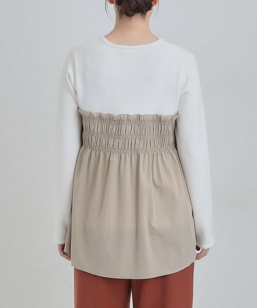SHOO・LA・RUE / シューラルー チュニック | 【S-LL】ビスチェ風ドッキングトップス | 詳細15