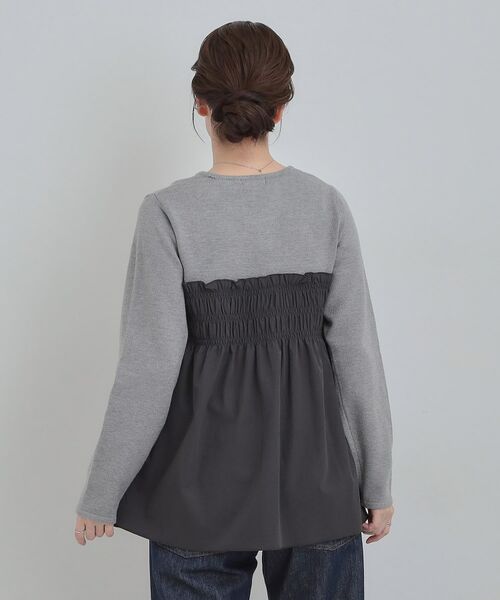 SHOO・LA・RUE / シューラルー チュニック | 【S-LL】ビスチェ風ドッキングトップス | 詳細2