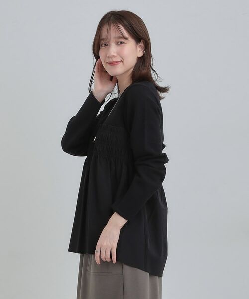 SHOO・LA・RUE / シューラルー チュニック | 【S-LL】ビスチェ風ドッキングトップス | 詳細5