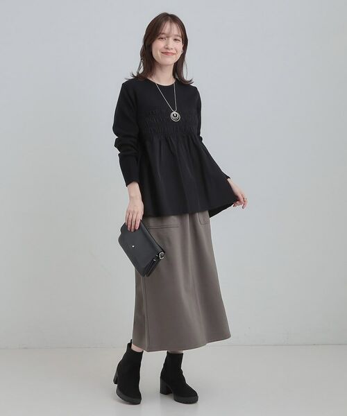 SHOO・LA・RUE / シューラルー チュニック | 【S-LL】ビスチェ風ドッキングトップス | 詳細7