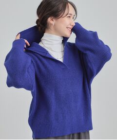 SHOO・LA・RUE / シューラルー ニット・セーター | 【S-LL】ふんわり Vネックフードニット