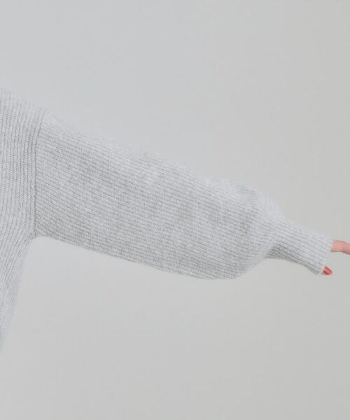 SHOO・LA・RUE / シューラルー ニット・セーター | 【S-LL】ふんわり Vネックフードニット | 詳細18