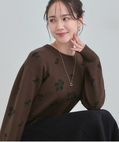 SHOO・LA・RUE / シューラルー ニット・セーター | 【S‐LL】大人上品な レトロフラワーニット