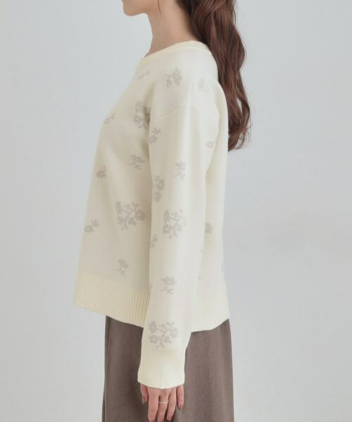 SHOO・LA・RUE / シューラルー ニット・セーター | 【S‐LL】大人上品な レトロフラワーニット | 詳細14